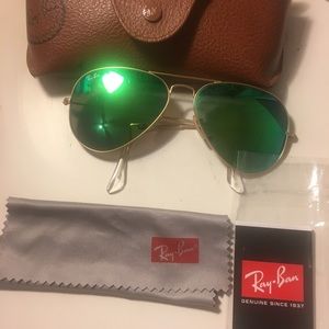 Ray-Ban Green Flash Aviators